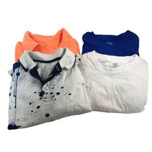 4 PC WONDER NATION SHIRT LOT 2 T-SHIRTS 2 POLOS BOYS SIZE XL 14-16